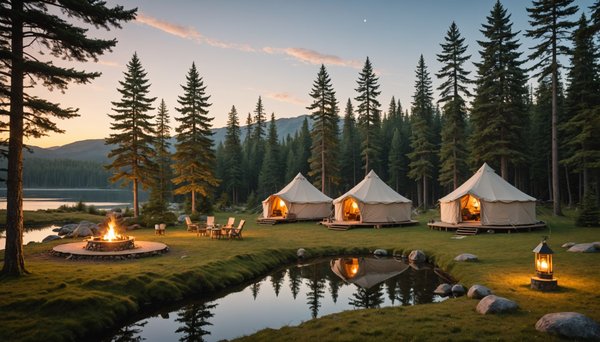 Quelles sont les destinations à privilégier pour un camping calme et glamping ?