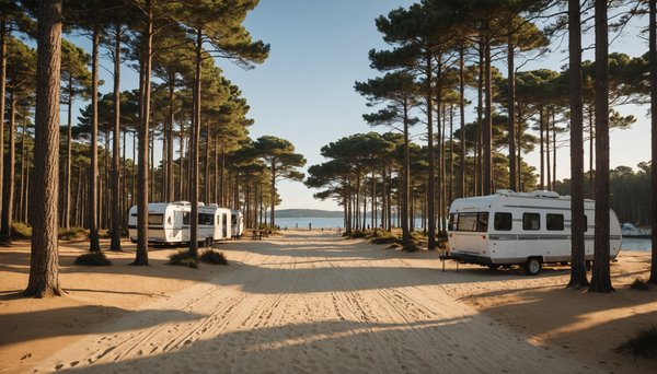 Quels sont les emplacements de camping adaptés aux camping-cars à Arcachon ?