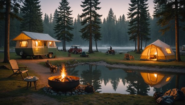 Tous les avantages de camper au calme durant toute l'année en France