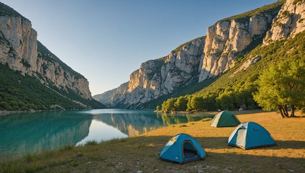 Autour du lac de sainte‑croix : camping et paysages d'exception