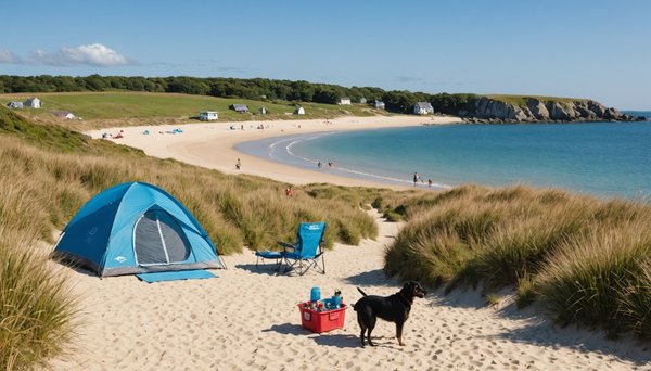Le cabellou plage, le camping bretagne bord de mer avec chien admis idéal !