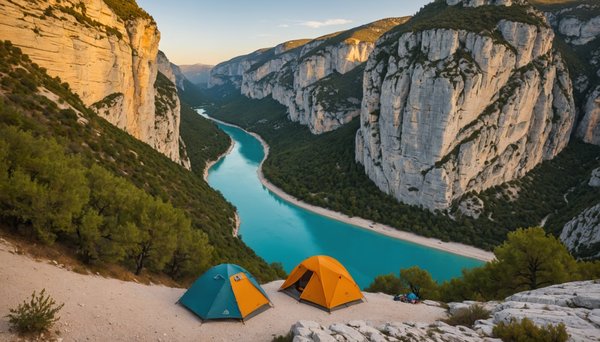 Quelle est la meilleure période pour camper dans les Gorges du Verdon ?
