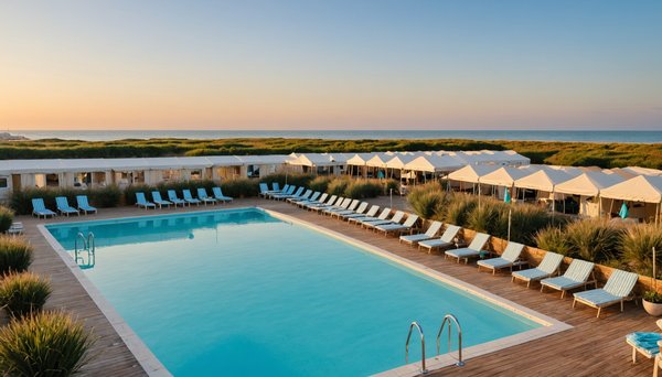 Profitez d'un séjour paisible au camping aux Sables d'Olonne avec piscine : détente et tranquillité assurées